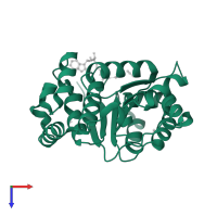 Probable ATP-dependent RNA helicase DDX10 in PDB entry 2pl3, assembly 1, top view.