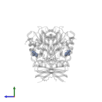 GLYCEROL in PDB entry 2pt6, assembly 2, side view.