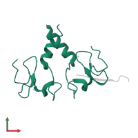 PHD finger protein 21A in PDB entry 2puy, assembly 1, front view.