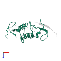 PHD finger protein 21A in PDB entry 2puy, assembly 1, top view.