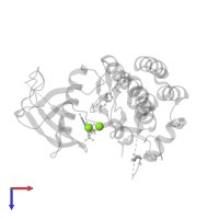 MAGNESIUM ION in PDB entry 2pvf, assembly 1, top view.