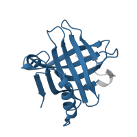 The deposited structure of PDB entry 2q2p contains 1 copy of Pfam domain PF00061 (Lipocalin / cytosolic fatty-acid binding protein family) in Beta-lactoglobulin. Showing 1 copy in chain A.
