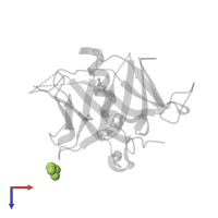 1,2-ETHANEDIOL in PDB entry 2q4m, assembly 1, top view.