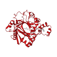 The deposited structure of PDB entry 2q8c contains 2 copies of CATH domain 2.60.120.650 (Jelly Rolls) in Lysine-specific demethylase 4A. Showing 1 copy in chain A.