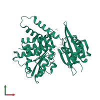 Polyphosphatase in PDB entry 2qb7, assembly 1, front view.