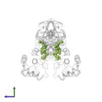 ETHYL (4R)-4-{[(2R,5S)-5-{[N-(TERT-BUTOXYCARBONYL)-L-SERYL]AMINO}-6-METHYL-2-(3-METHYLBUT-2-EN-1-YL)-4-OXOHEPTANOYL]AMINO}-5-[(3R)-2-OXOPYRROLIDIN-3-YL]PENTANOATE in PDB entry 2qiq, assembly 1, side view.