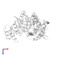 GLYCEROL in PDB entry 2qk4, assembly 1, top view.