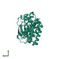 Ephrin type-A receptor 3 in PDB entry 2qob, assembly 1, side view.