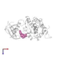 PHOSPHOAMINOPHOSPHONIC ACID-ADENYLATE ESTER in PDB entry 2qoc, assembly 1, top view.
