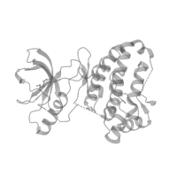 The deposited structure of PDB entry 2qoi contains 1 copy of Pfam domain PF07647 (SAM domain (Sterile alpha motif)) in Ephrin type-A receptor 3. Showing 1 copy in chain A (this domain is out of the observed residue ranges!).