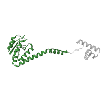 The deposited structure of PDB entry 2r0q contains 4 copies of Pfam domain PF00239 (Resolvase, N terminal domain) in Putative transposon Tn552 DNA-invertase bin3. Showing 1 copy in chain E [auth C].