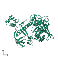 Ribonuclease II/R domain-containing protein in PDB entry 2r7f, assembly 1, front view.