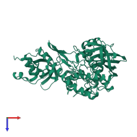 Ribonuclease II/R domain-containing protein in PDB entry 2r7f, assembly 1, top view.
