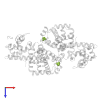 SULFATE ION in PDB entry 2r7g, assembly 1, top view.