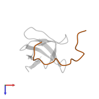 Actin-regulating kinase 1 in PDB entry 2rpn, assembly 1, top view.