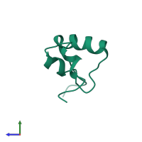 Sequestosome-1 in PDB entry 2rru, assembly 1, side view.