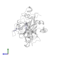 Hirudin variant-1 in PDB entry 2uuj, assembly 1, side view.