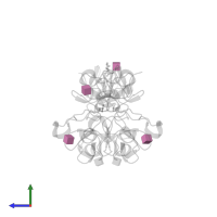 2-acetamido-2-deoxy-beta-D-glucopyranose in PDB entry 2uvo, assembly 2, side view.