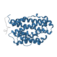 The deposited structure of PDB entry 2uw2 contains 1 copy of Pfam domain PF00268 (Ribonucleotide reductase, small chain) in Ribonucleoside-diphosphate reductase subunit M2. Showing 1 copy in chain A.