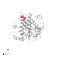 Modified residue SEP in PDB entry 2uw6, assembly 1, side view.