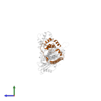 REST corepressor 1 in PDB entry 2uxn, assembly 1, side view.