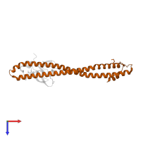 Phosphatidylinositol 3-kinase regulatory subunit alpha in PDB entry 2v1y, assembly 1, top view.