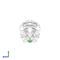 NICKEL (II) ION in PDB entry 2v24, assembly 1, side view.