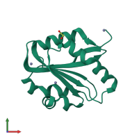 3D model of 2vac from PDBe