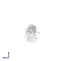 GLYCEROL in PDB entry 2vdq, assembly 1, side view.