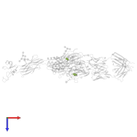 GLYCEROL in PDB entry 2vdq, assembly 1, top view.