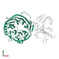 tRNA (guanine-N(7)-)-methyltransferase non-catalytic subunit TRM82 in PDB entry 2vdu, assembly 2, front view.
