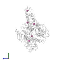 SULFATE ION in PDB entry 2vf8, assembly 3, side view.