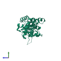 Psp operon transcriptional activator in PDB entry 2vii, assembly 1, side view.