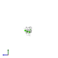 CALCIUM ION in PDB entry 2vj3, assembly 1, side view.