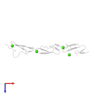 CALCIUM ION in PDB entry 2vj3, assembly 1, top view.