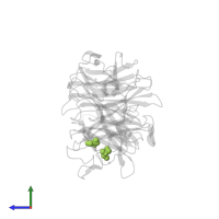 GLYCEROL in PDB entry 2vk5, assembly 1, side view.