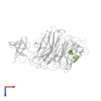 GLYCEROL in PDB entry 2vk5, assembly 1, top view.