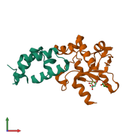 3D model of 2vln from PDBe