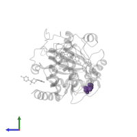 Modified residue TPO in PDB entry 2vo7, assembly 1, side view.