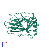 Cellular tumor antigen p53 in PDB entry 2vuk, assembly 2, top view.
