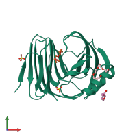 3D model of 2vul from PDBe