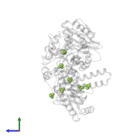 SULFATE ION in PDB entry 2vwk, assembly 1, side view.