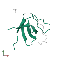 GRB2-related adaptor protein 2 in PDB entry 2w10, assembly 1, front view.