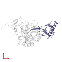 Proprotein convertase subtilisin/kexin type 9 in PDB entry 2w2m, assembly 1, front view.