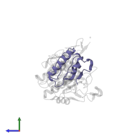 Proprotein convertase subtilisin/kexin type 9 in PDB entry 2w2m, assembly 1, side view.