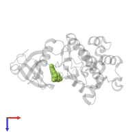 ADENOSINE-5'-DIPHOSPHATE in PDB entry 2w4j, assembly 1, top view.