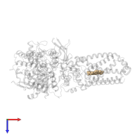 PROTOPORPHYRIN IX CONTAINING FE in PDB entry 2wdv, assembly 1, top view.