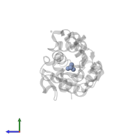 BERYLLIUM TRIFLUORIDE ION in PDB entry 2wf9, assembly 1, side view.