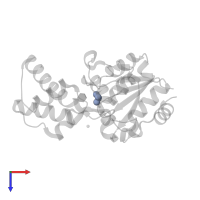 BERYLLIUM TRIFLUORIDE ION in PDB entry 2wf9, assembly 1, top view.