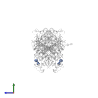 2-(N-MORPHOLINO)-ETHANESULFONIC ACID in PDB entry 2wg0, assembly 1, side view.